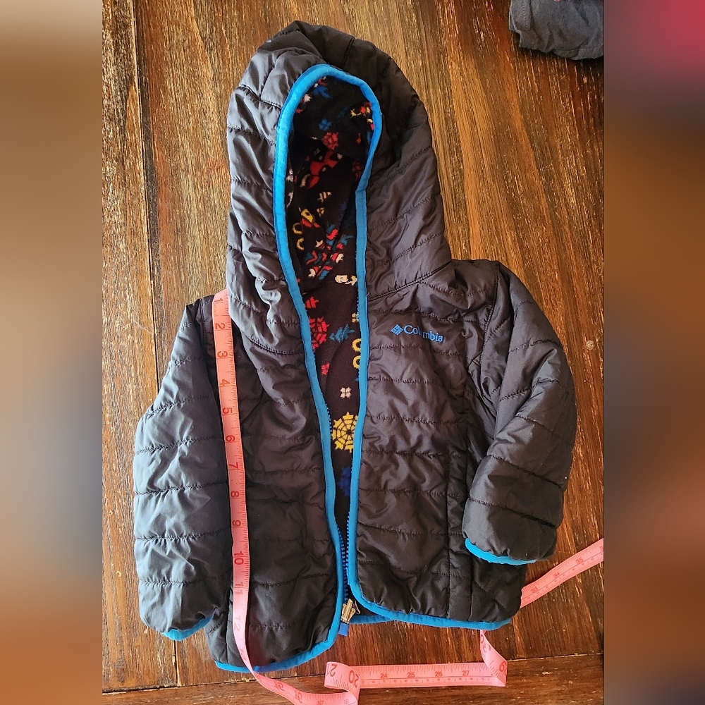 Columbia Reversible Puffy Lined Fleece Coat 12m